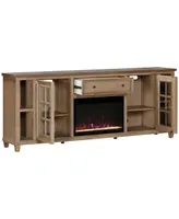 84" Dawnwood 2PC Tv Console Set (84" and Fireplace)