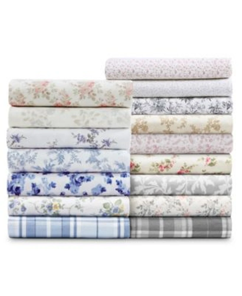 Laura Ashley Cotton Flannel Sheet Sets