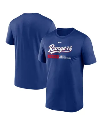 Men's Nike Royal Texas Rangers 2023 Postseason Authentic Collection Dugout T-shirt