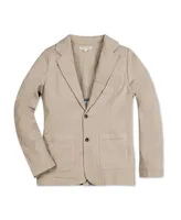 Hope & Henry Men's Fleece Blazer with Elbow Patches