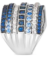 Le Vian Multi-Sapphire Multi-Row Statement Ring (2-5/8 ct. t.w.) in 14k White Gold