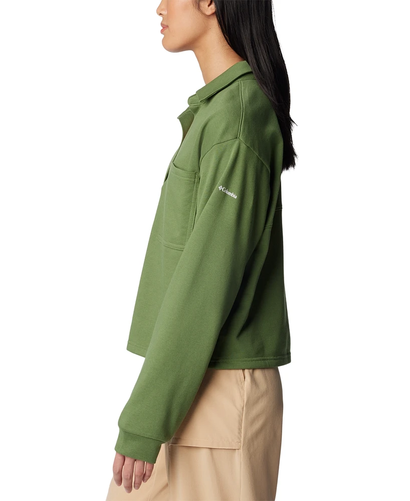 Columbia Women's Trek Collared Crew Long-Sleeve Top