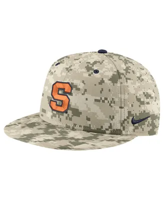 Men's Nike Camo Syracuse Orange Aero True Baseball Performance Fitted Hat