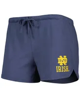 Women's Concepts Sport Navy Notre Dame Fighting Irish Billboard Tie-Dye Tank Top and Shorts Set