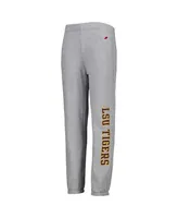 Big Boys League Collegiate Wear Gray Lsu Tigers Essential Pants