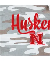 Women's Pressbox Camo Nebraska Huskers San Pablo Pullover Hoodie