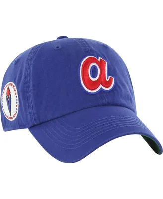 Men's '47 Brand Royal Atlanta Braves Sure Shot Classic Franchise Fitted Hat