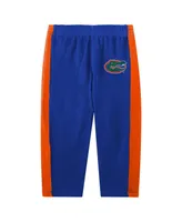 Infant Boys and Girls Royal Florida Gators Rookie Of The Year Long Sleeve Bodysuit and Pants Set