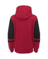 Big Boys Cardinal Arizona Cardinals Colorblock Full-Zip Hoodie