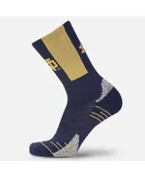 Men's Under Armour Navy Notre Dame Fighting Irish Playmaker Crew Socks