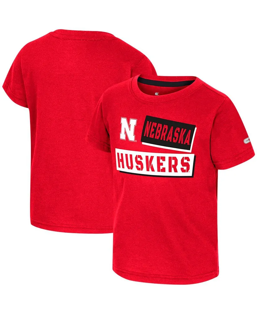Toddler Boys and Girls Colosseum Scarlet Nebraska Huskers No Vacancy T-shirt