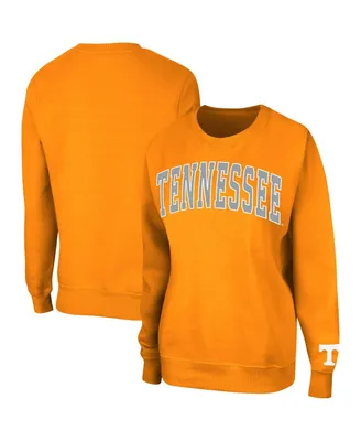 Women's Colosseum Tennessee Orange Volunteers Campanile Pullover Sweatshirt