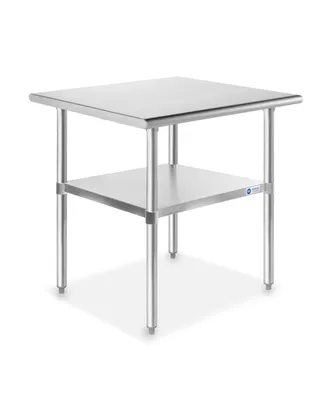 Gridmann x Inch Stainless Steel Table w/ Undershelf