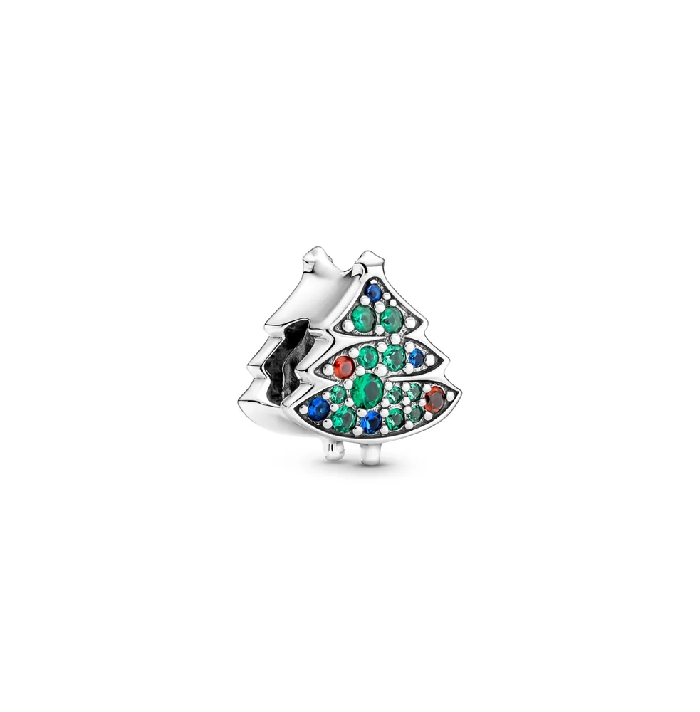 Pandora Crystal Stone Christmas Tree Charm