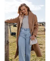 Petal and Pup Women's Emersyn Tie Front Coat