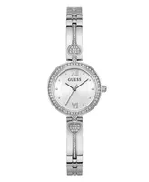 Guess Women's Analog Silver-Tone Stainless Steel Watch 27mm - Silver