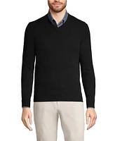 Lands' End Men's Fine Gauge V-neck Sweater