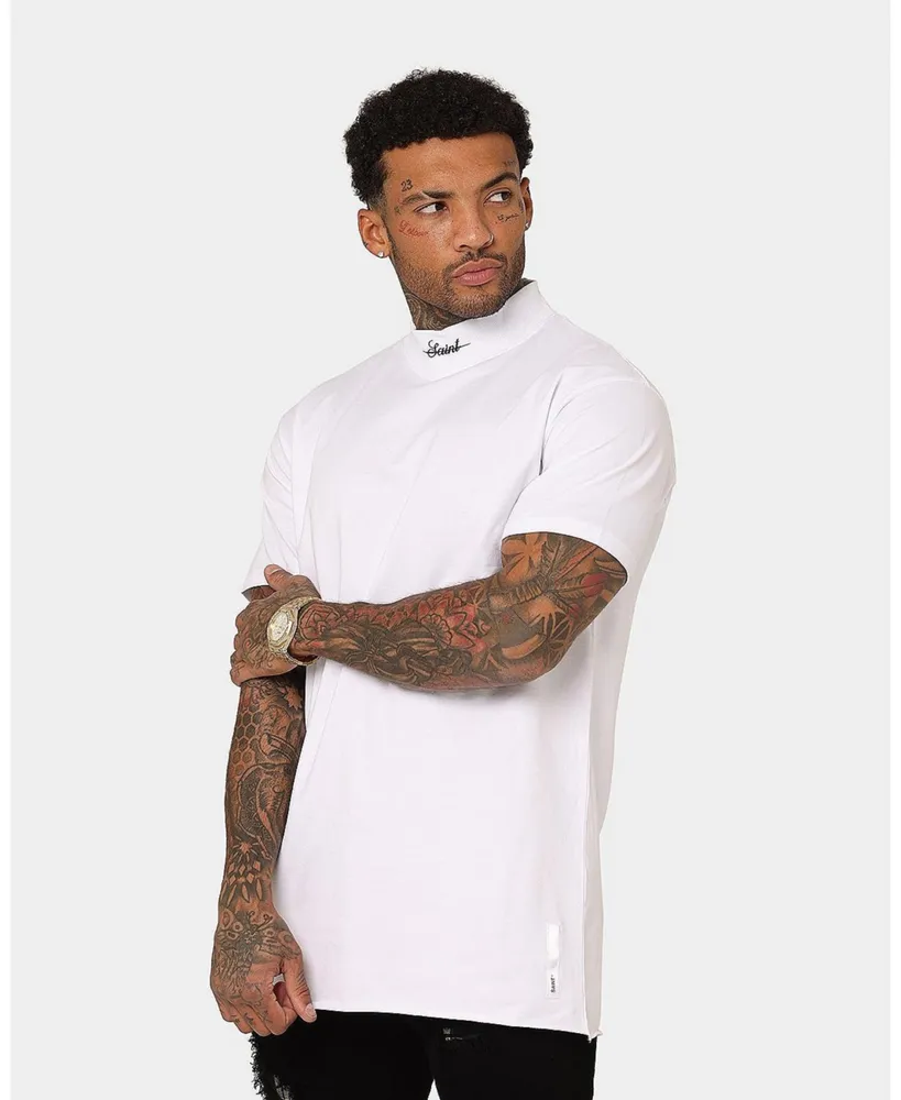 macys mens white t shirts