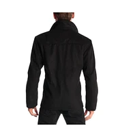 Alpine Swiss Grant Mens 28" Open Bottom Jacket Wool Blend Jd Bomber Zippered