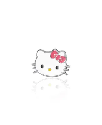 Hello Kitty Sanrio Womens Cartilage Stud/Helix Stud, Stainless Steel Piercing Element with Charm, Official License