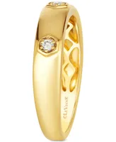 Le Vian Anywear Everywear Nude Diamond Polished Band (1/10 ct. t.w.) 14k Gold (Also Available Rose or White Gold)