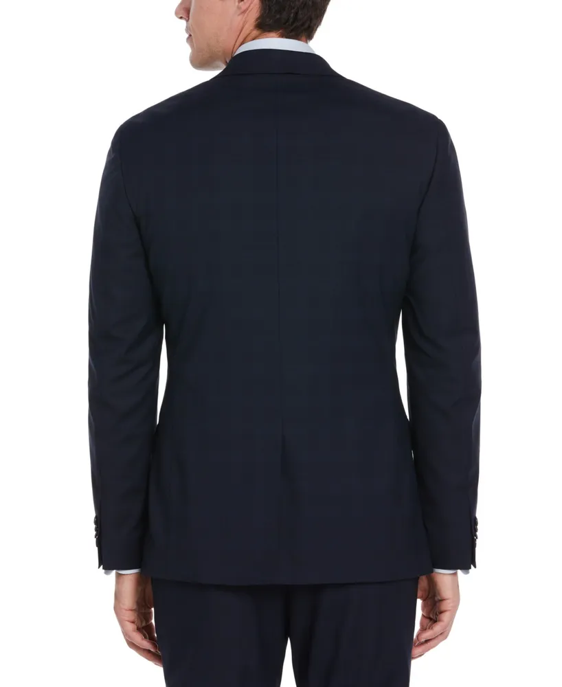Perry Ellis Men's Slim Fit Stretch Plaid Suit Jacket