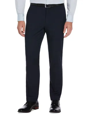 Perry Ellis Men's Slim Fit Stretch Plaid Suit Pants