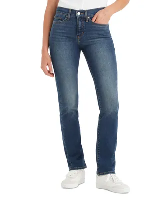 Levi's 314 Shaping Slimming Straight Leg Mid Rise Jeans