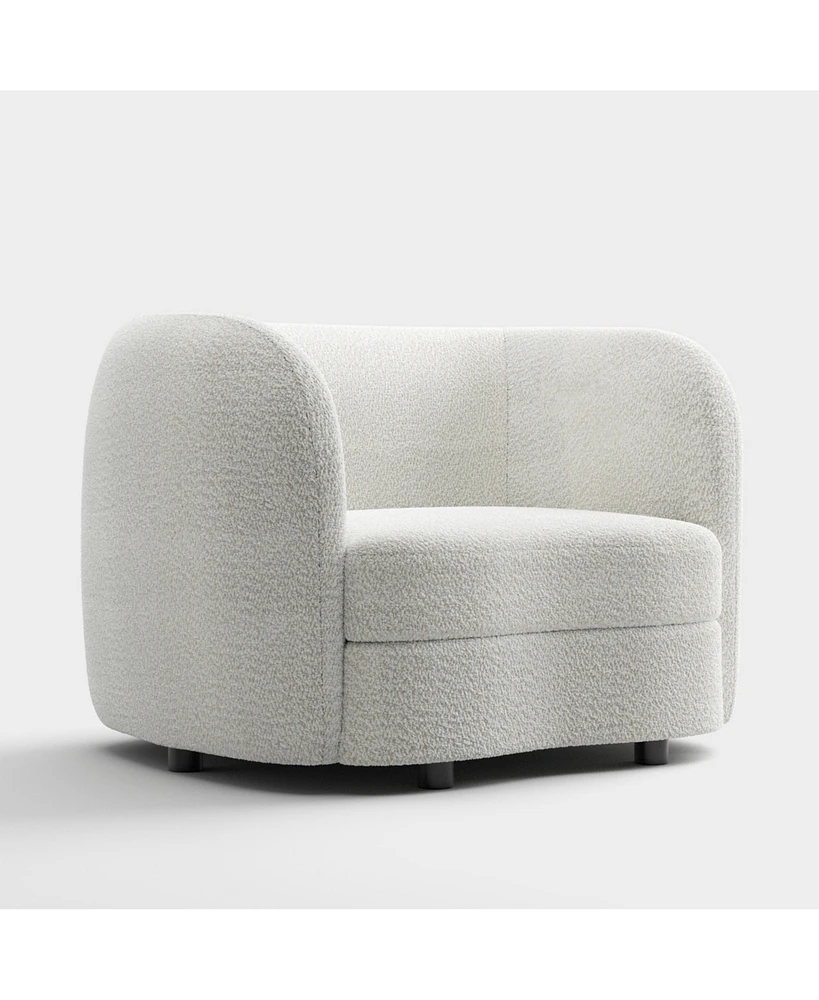 Isabella 43" Boucle Fabric Club Chair