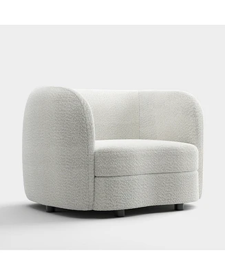 Isabella 43" Boucle Fabric Club Chair