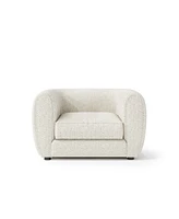 Valerian 45" Boucle Fabric Club Chair
