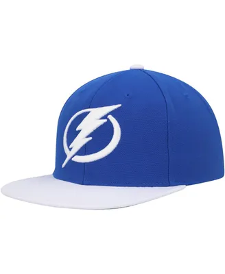 Men's Mitchell & Ness Blue Tampa Bay Lightning Core Team Ground 2.0 Snapback Hat