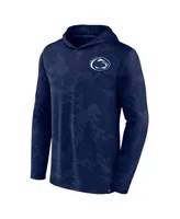 Men's Fanatics Navy Penn State Nittany Lions Camo Hoodie Long Sleeve T-shirt