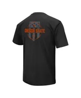 Men's Colosseum Black Oregon State Beavers Oht Military-Inspired Appreciation T-shirt