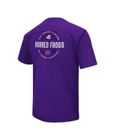 Men's Colosseum Purple Tcu Horned Frogs Oht Military-Inspired Appreciation T-shirt