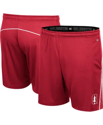 Men's Colosseum Cardinal Stanford Laws of Physics Shorts