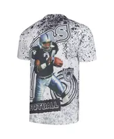 Men's Mitchell & Ness Bo Jackson White Las Vegas Raiders Retired Player Name and Number Burst T-shirt