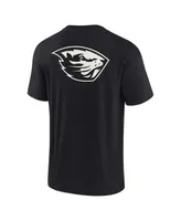 Men's and Women's Fanatics Signature Black Oregon State Beavers Super Soft Short Sleeve T-shirt