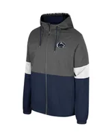 Men's Colosseum Charcoal Penn State Nittany Lions Miles Full-Zip Jacket