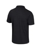 Men's Colosseum Black Providence Friars No Problemo Polo Shirt