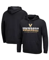 Men's Colosseum Black Vanderbilt Commodores Lantern Pullover Hoodie