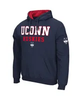 Men's Colosseum Navy UConn Huskies Sunrise Pullover Hoodie