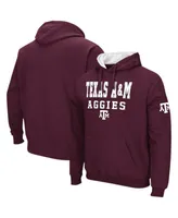 Men's Colosseum Maroon Texas A&M Aggies Sunrise Pullover Hoodie