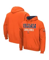 Men's Colosseum Orange Virginia Cavaliers Sunrise Pullover Hoodie