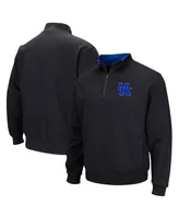 Men's Colosseum Black Kentucky Wildcats Tortugas Quarter-Zip Top