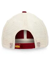 Men's Top of the World Maroon, Gold Arizona State Sun Devils Off-road Trucker Snapback Hat