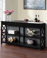 Convenience Concepts 60" Mdf Oxford 2 Drawer Console Table