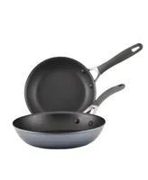 Circulon A1 Series with ScratchDefense Technology Aluminum 2 Piece Nonstick Induction 8.5-Inch and 10-Inch Frying Pan Set