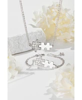 Classicharms Jigsaw Puzzle Necklace