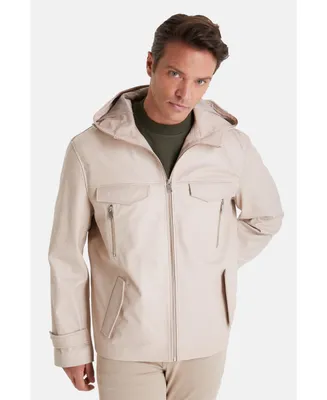 Men's Leather Jacket, Brown